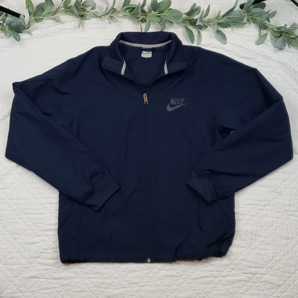 Nike Other - Nike Mens Blue Full Zip Jacket Size M Windbreaker